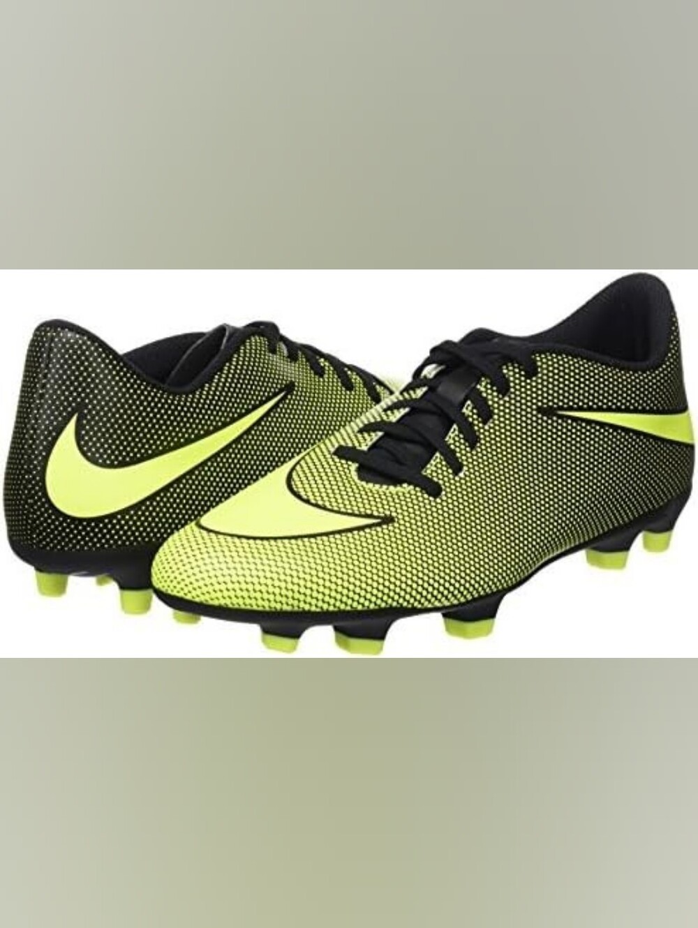 Nike Bravata Black / Volt Yellow Soccer Cleats |  10C